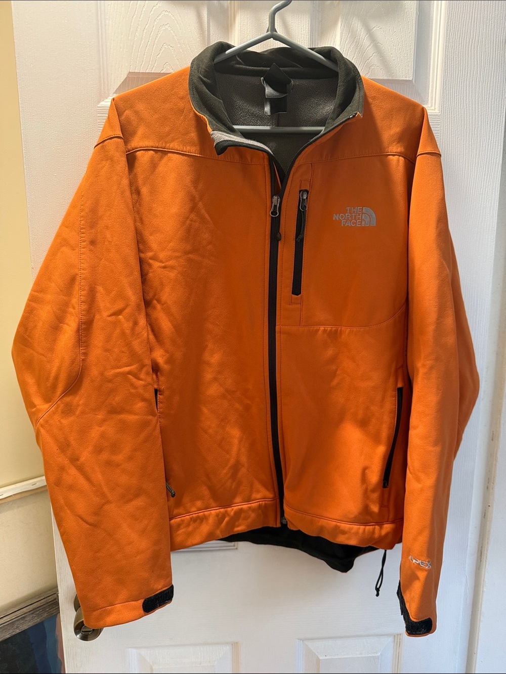 The North Face Men’s Orange Performance Softshell Jacket